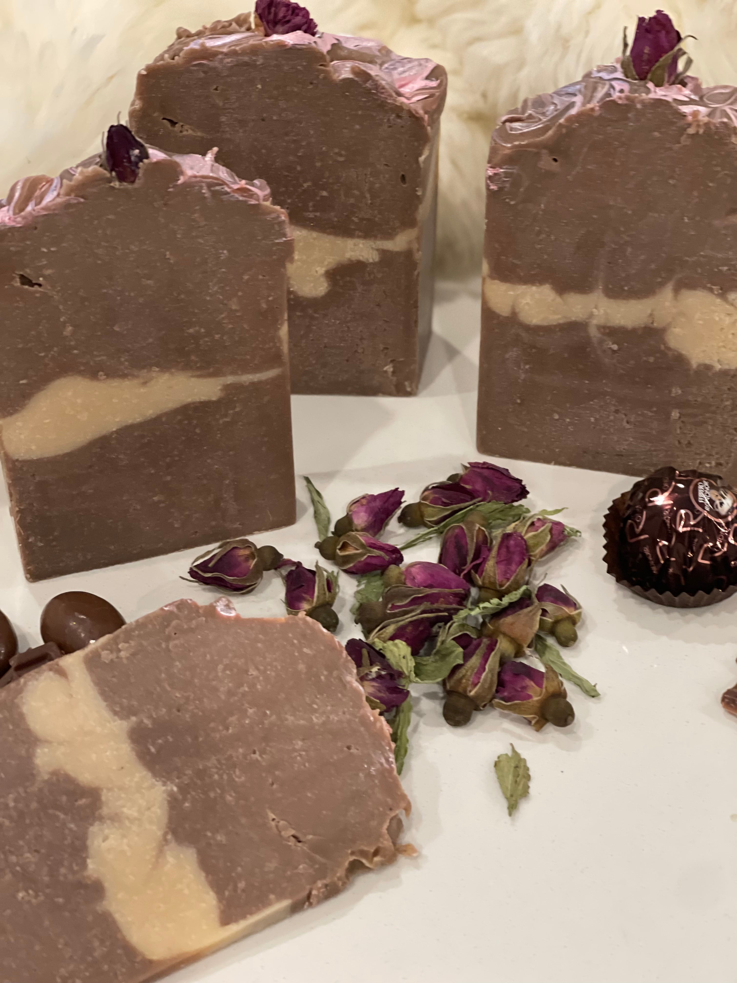 Chocolate and Roses Soap